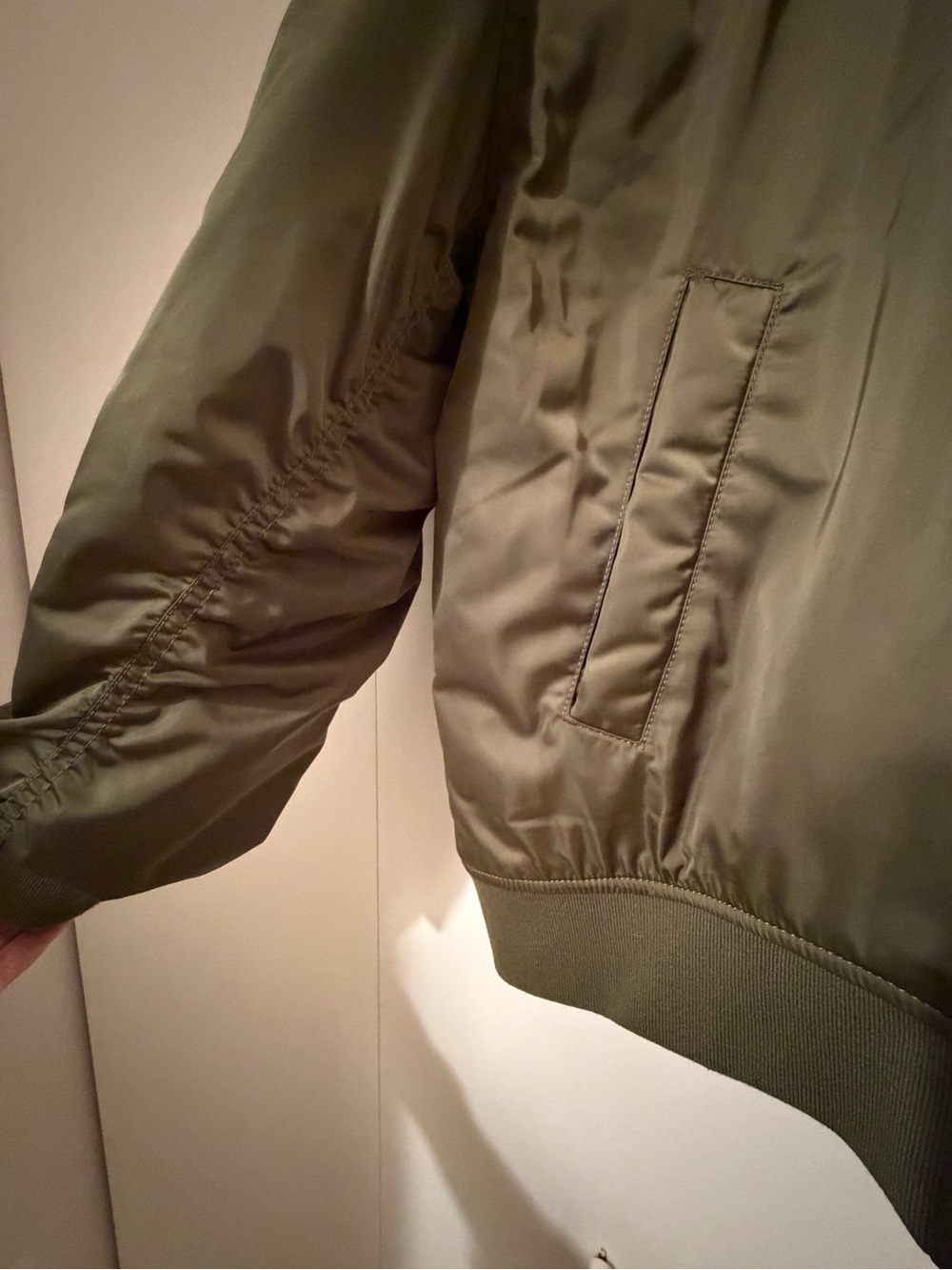 GAP Olive Green Women’s Bomber Jacket - Picture 4 of 5